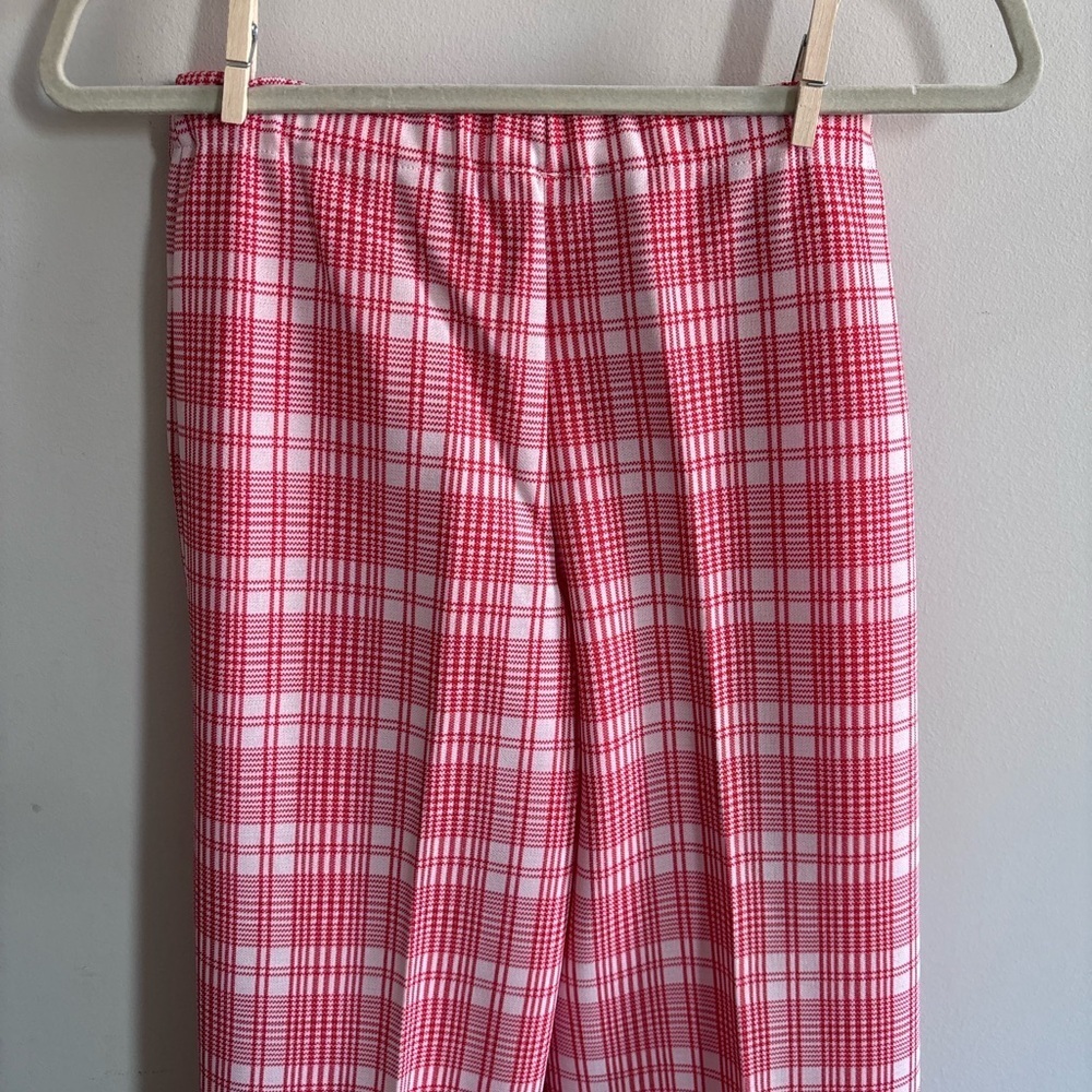 Vintage Sears Plaid Wide-Leg Pants - Picture 4 of 5